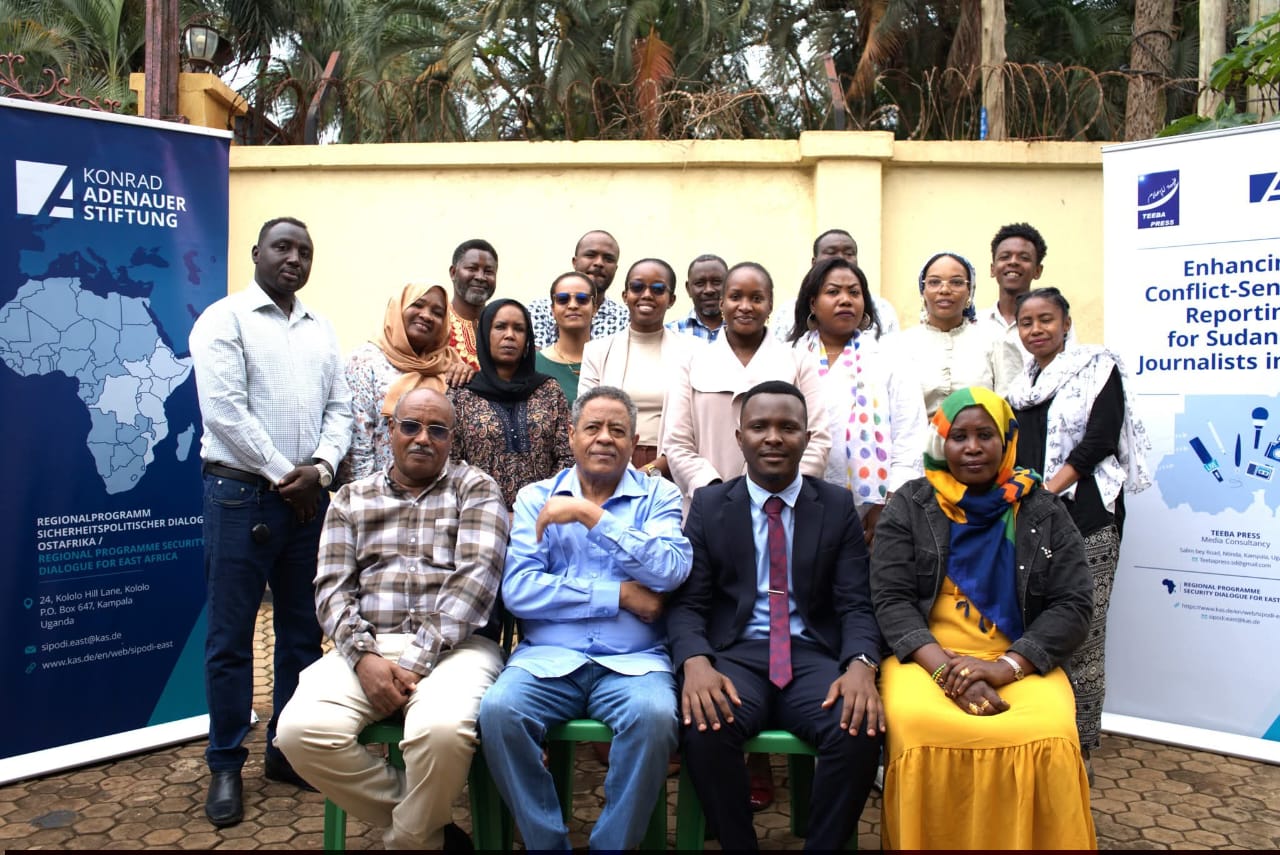 📌ورشة تدريبية لاعضاء وعضوات رابطة الصحفيين  بكمبالا: تعزيز التقارير المراعية للحساسية في النزاعات للصحفيين